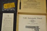 Colt 1st Year Pre War Ace LNIB in Box with Paperwork and Screwdriver - 11 of 13