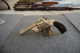 Antique Smith and Wesson Model 3 .44 Russian DA Nickel - 1 of 11