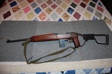 Inland M1A1 Paratrooper .30 cal Low wood cut down from high wood - 1 of 12
