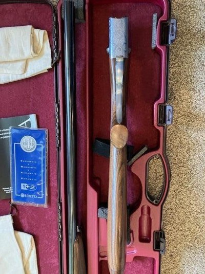 Beretta 486 Paralello 12ga 30" Fixed choke IC/MOD w/Pistol Grip - Image 6 of 9