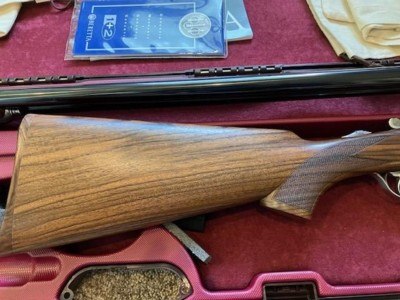 Beretta 486 Paralello 12ga 30" Fixed choke IC/MOD w/Pistol Grip - Image 4 of 9
