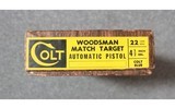Colt ~ Woodsman Match Target ~ .22 LR - 3 of 4