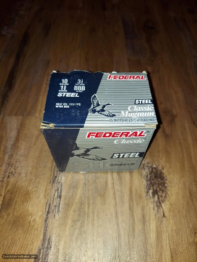 Federal Classic Magnun Steel 3 1/2" 10ga