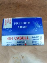 Freedom Arms .454 Casull Brass - 1 of 3