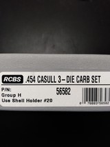 .454 Casull RCBS 3 Die set. - 2 of 2