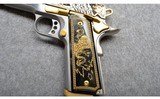 Smith & Wesson~SW1911 E-Series Engraved SK Customs "ARES"~.45 ACP - 6 of 10
