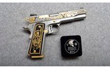 Smith & Wesson~SW1911 E-Series Engraved SK Customs "ARES"~.45 ACP - 8 of 10