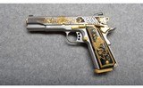 Smith & Wesson~SW1911 E-Series Engraved SK Customs "ARES"~.45 ACP - 2 of 10