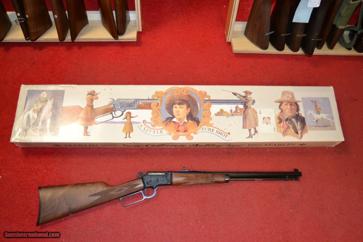 MARLIN 1897 ANNIE OAKLEY DELUXE 22 RIFLE NEW IN THE BOX.