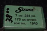 SIERRA 7MM BULLETS 175 SPITZER BOTAILS - 1 of 1