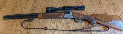 HEYM 55 7X57R/12gauge 1952 Engraved Combination Gun with Factory Mounted Variable Scope - Image 2 of 7