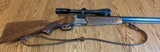 HEYM 55 7X57R/12gauge 1952 Engraved Combination Gun with Factory Mounted Variable Scope