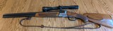 HEYM 55 7X57R/12gauge 1952 Engraved Combination Gun with Factory Mounted Variable Scope - Image 2 of 7