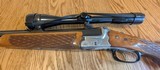 HEYM 55 7X57R/12gauge 1952 Engraved Combination Gun with Factory Mounted Variable Scope - Image 3 of 7