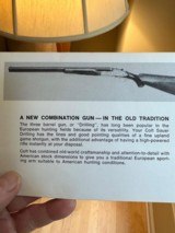 Colt Sauer Model 3000 Drilling 12 gauge 30 06 cal - 11 of 13