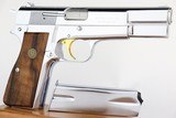 Mint Nickel Browning Hi Power Centennial 9mm w/Walnut Case - 4 of 6