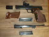 S & W Model 41, Clark Custom Optics Ready Barrel, Nill & Griffe Grip, C-More RTS2 Sight - 10 of 15