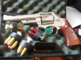 SMITH WESSON MODEL 57 NO DASH MINT NICKEL .41 MAGNUM - 6 of 7
