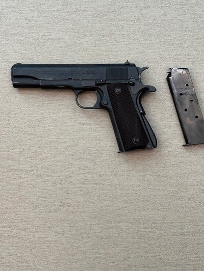 Colt 1911 A1 aluminum frame with Brazilian slide