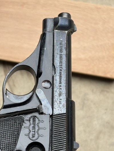Beretta Model 70 7.65mm .32 ACP Threaded Barrel - Image 3 of 5