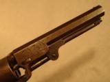 Factory Engraved 1849 Colt Pocket Pistol Percussion Revolver Gustave Young w/ Burl Grips 1852 .31 Cal ANTIQUE - 4 of 15