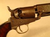 Factory Engraved 1849 Colt Pocket Pistol Percussion Revolver Gustave Young w/ Burl Grips 1852 .31 Cal ANTIQUE - 1 of 15