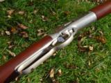 1892 Winchester Saddle Ring Carbine FULL NICKEL Fancy Wood & Swivels .44-40 1902 95% Excellent Lever Action SRC Factory Letter - 8 of 15