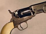 1849 Colt Pocket Pistol Factory Engraved Gustave Young Ivory Grips Nickel Percussion Revolver 1856 - 1 of 15