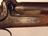 J. E. Evans Philadelphia 7 Gauge Percussion Double Barrel Shotgun RARE American Engraved Big Bore Fowler - 2 of 15