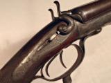 John Calvert 14 Bore Engraved Dangerous Game Double Rifle English Safari Express RARE 1860's SxS - 2 of 15