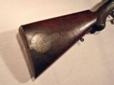 John Calvert 14 Bore Engraved Dangerous Game Double Rifle English Safari Express RARE 1860's SxS - 9 of 15