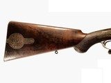 John Calvert 14 Bore Dangerous Game Double Rifle Rare English Engraved Safari .69 Cal SxS - 5 of 15