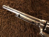 1873 Colt Single Action Army .45 Nickel Ivory 7 1/2" Letter 1881 Antique 1st Generation SAA - 13 of 15