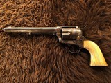 1873 Colt Single Action Army .45 Nickel Ivory 7 1/2" Letter 1881 Antique 1st Generation SAA - 3 of 15