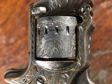 American Standard Tool Co. Pocket Revolver Factory Engraved Wexell & DeGress Lion Grips Ivory RARE - 11 of 15