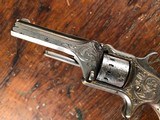 American Standard Tool Co. Pocket Revolver Factory Engraved Wexell & DeGress Lion Grips Ivory RARE - 14 of 15