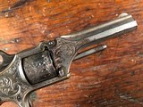 American Standard Tool Co. Pocket Revolver Factory Engraved Wexell & DeGress Lion Grips Ivory RARE - 13 of 15