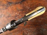 American Standard Tool Co. Pocket Revolver Factory Engraved Wexell & DeGress Lion Grips Ivory RARE - 5 of 15