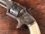 American Standard Tool Co. Pocket Revolver Factory Engraved Wexell & DeGress Lion Grips Ivory RARE - 10 of 15