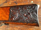 T.G. Schnaut Freehold NJ Exhibition Grade 14 Gauge SxS Shotgun Engraved Silver Relief Carved RARE - 4 of 15
