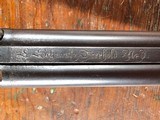 T.G. Schnaut Freehold NJ Exhibition Grade 14 Gauge SxS Shotgun Engraved Silver Relief Carved RARE - 13 of 15