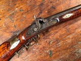 William Lamb & Son North Carolina Percussion Jamestown Long Rifle RARE - 1 of 15