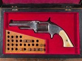 Smith & Wesson No. 1 1/2 First Issue .32 Pocket Revolver Cased Nickel Ivory Factory Letter! - 2 of 15