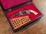 Smith & Wesson No. 1 1/2 First Issue .32 Pocket Revolver Cased Nickel Ivory Factory Letter! - 13 of 15