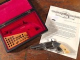 Smith & Wesson No. 1 1/2 First Issue .32 Pocket Revolver Cased Nickel Ivory Factory Letter! - 1 of 15