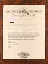 Smith & Wesson No. 1 1/2 First Issue .32 Pocket Revolver Cased Nickel Ivory Factory Letter! - 12 of 15