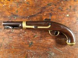 1842 H. Aston US Percussion Military Pistol Inscribed Civil War Battlefield Pickup! - 3 of 15