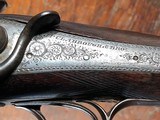 J.P. Clabrough & Bros Double Barrel Sidelever Shotgun 1872 Inscribed Presentation HISTORY - 2 of 15
