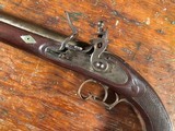 Massive American Left Hand Flintlock Gentleman's Horse Pistol .65 Cal Truitt Bros & Co. - 1 of 14