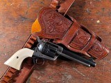 1873 Colt Single Action Army .45 1898 Ivory Bob James Tuned J.R.Allen Tooled Rig CAS - 1 of 15